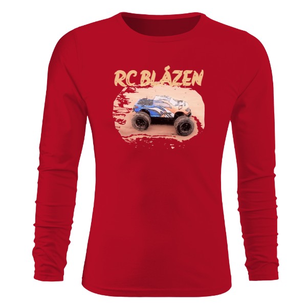 Tričko s potiskem Triko dlouhý rukáv "RC Blázen"